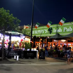 A relaxing photo of the pokies at the Murphy's Irish Pub in Mandurah, Western Australia