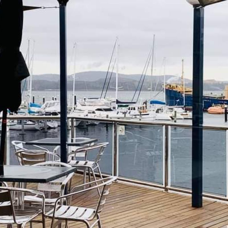 Having a great time at the Beauty Point Waterfront Hotel in Beauty Point Tasmania