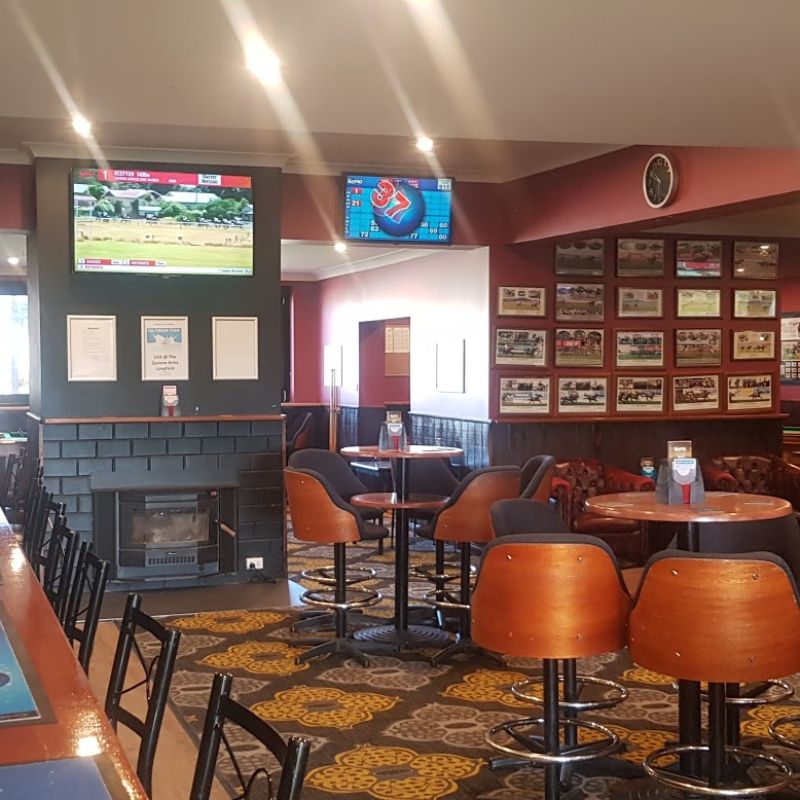 People have a great time at the Queen's Arms Hotel in Longford Tasmania