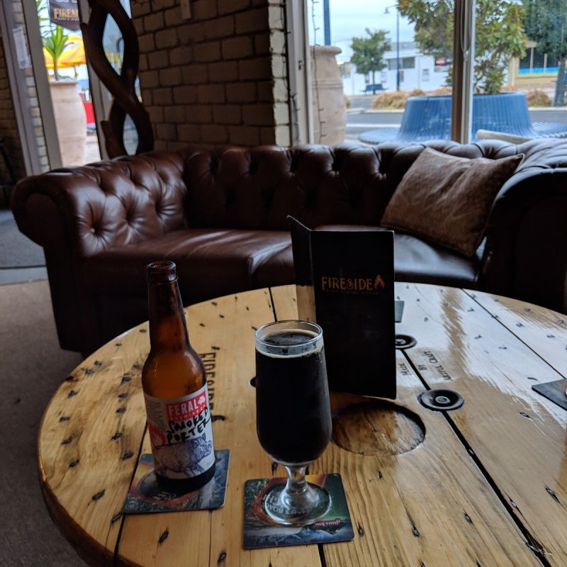 The Fireside Beer and Wine House in Shearwater Tasmania is a great place to relax