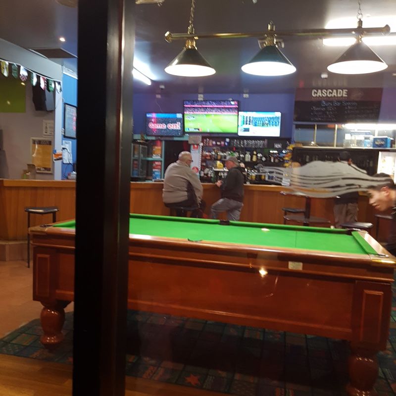 People have a great time at the Orford Blue Waters Hotel in Orford Tasmania