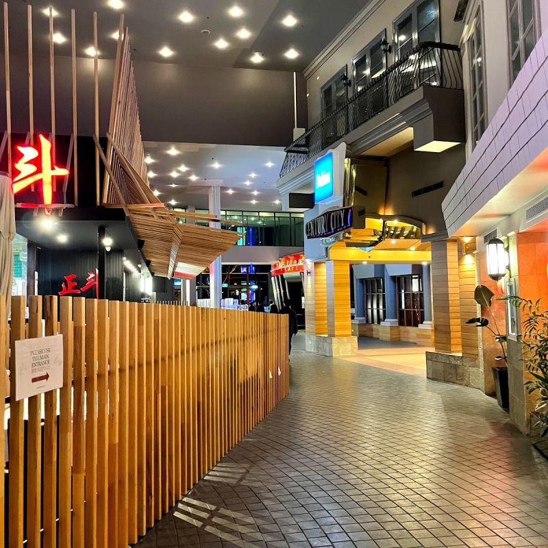 People like to relax at the Century City Walk in Glen Waverley Victoria