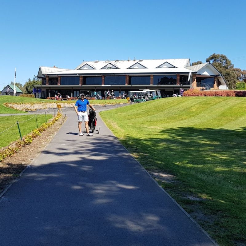 Relaxing at the Box Hill Golf Club in Box Hill South Victoria