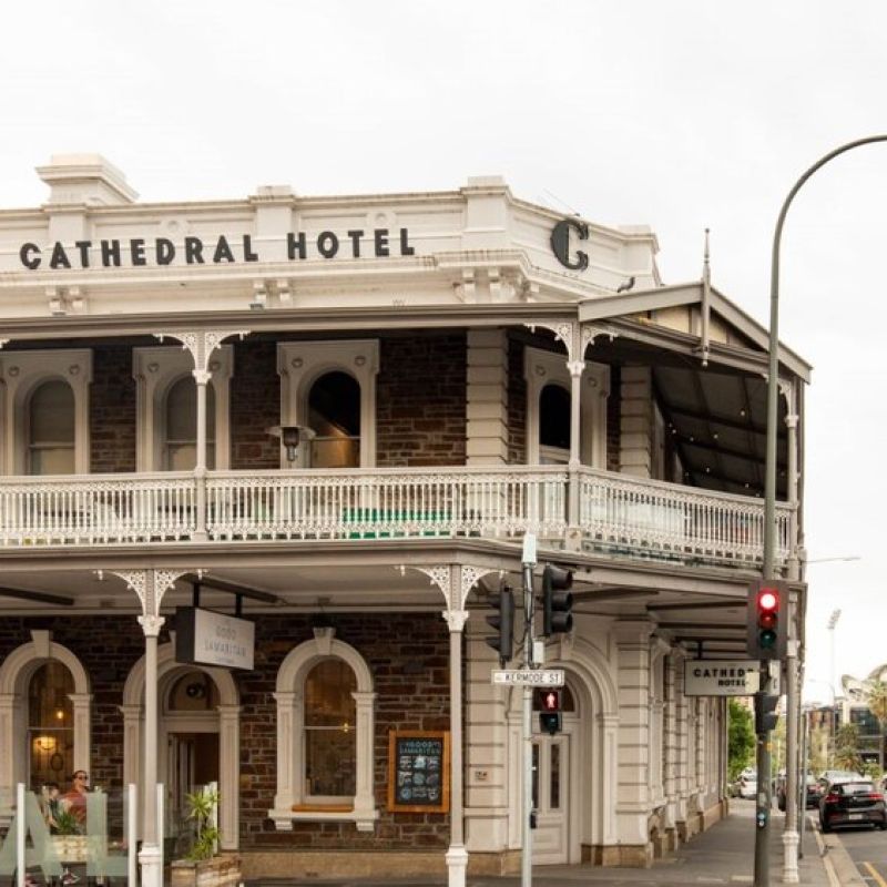 The Cathedral Hotel in North Adelaide South Australia is a great place to relax