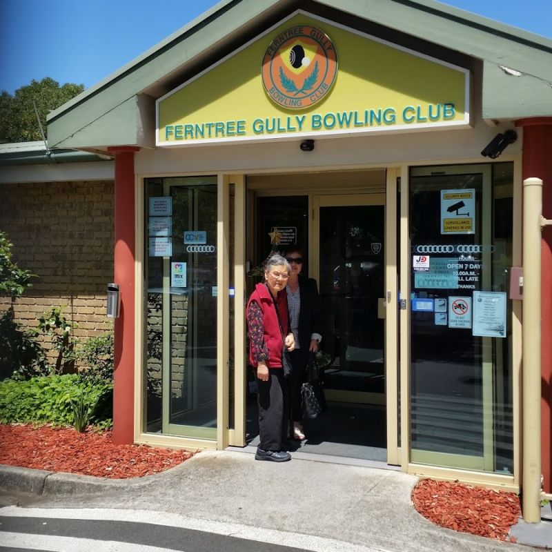 People like to relax at the Ferntree Gully Bowling Club in Ferntree Gully Victoria