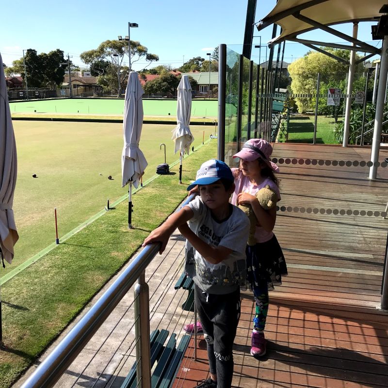 People like to relax at the Hampton Bowls Club in Hampton Victoria