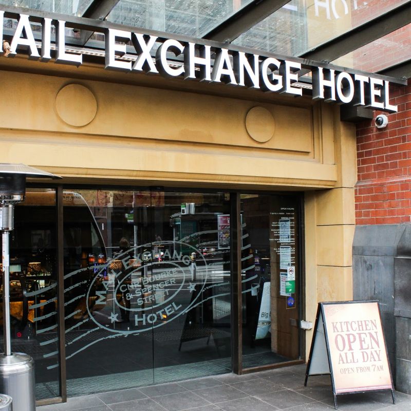 People have a great time at the Mail Exchange Hotel in Melbourne Victoria