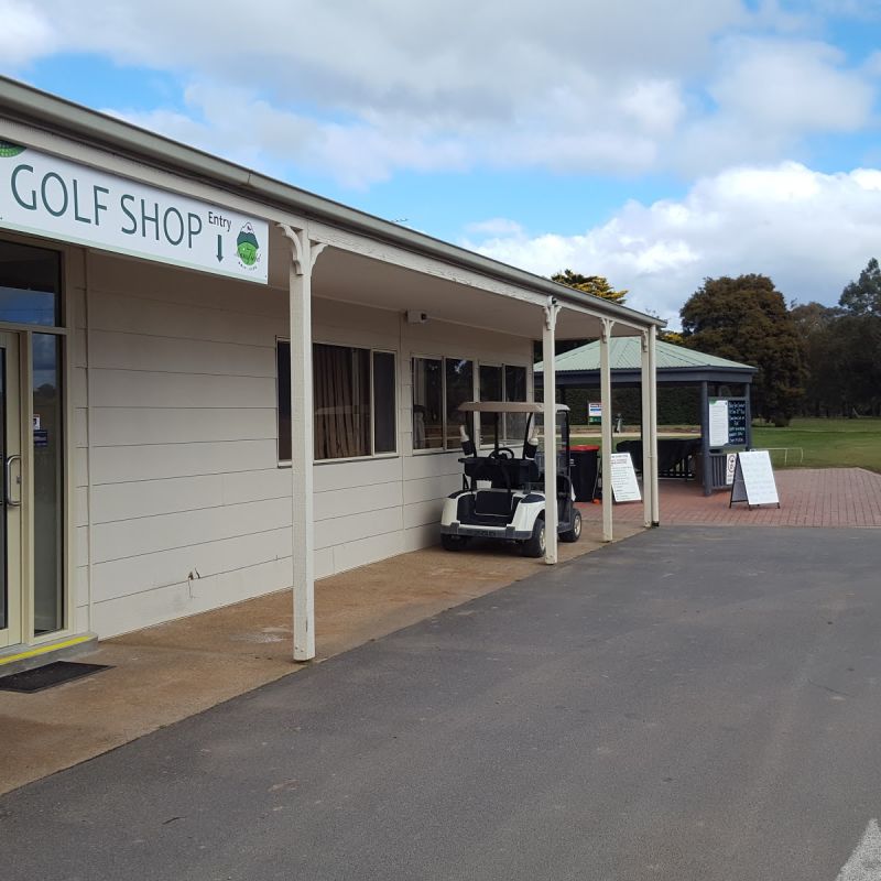 Having a great time at the Mansfield Golf Club in Mansfield Victoria