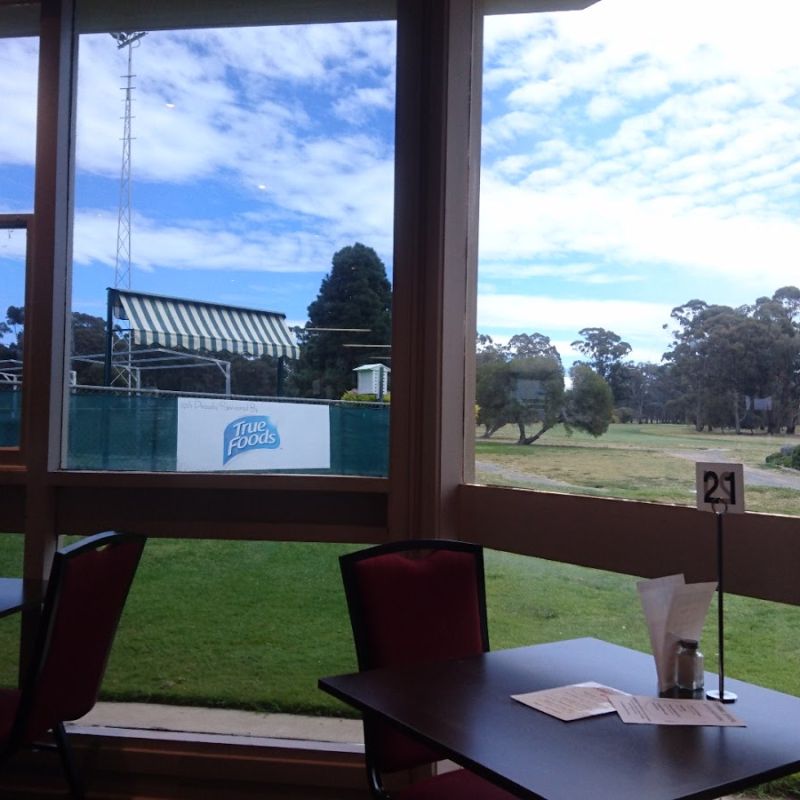 Having a great time at the Maryborough Golf Club in Maryborough Victoria