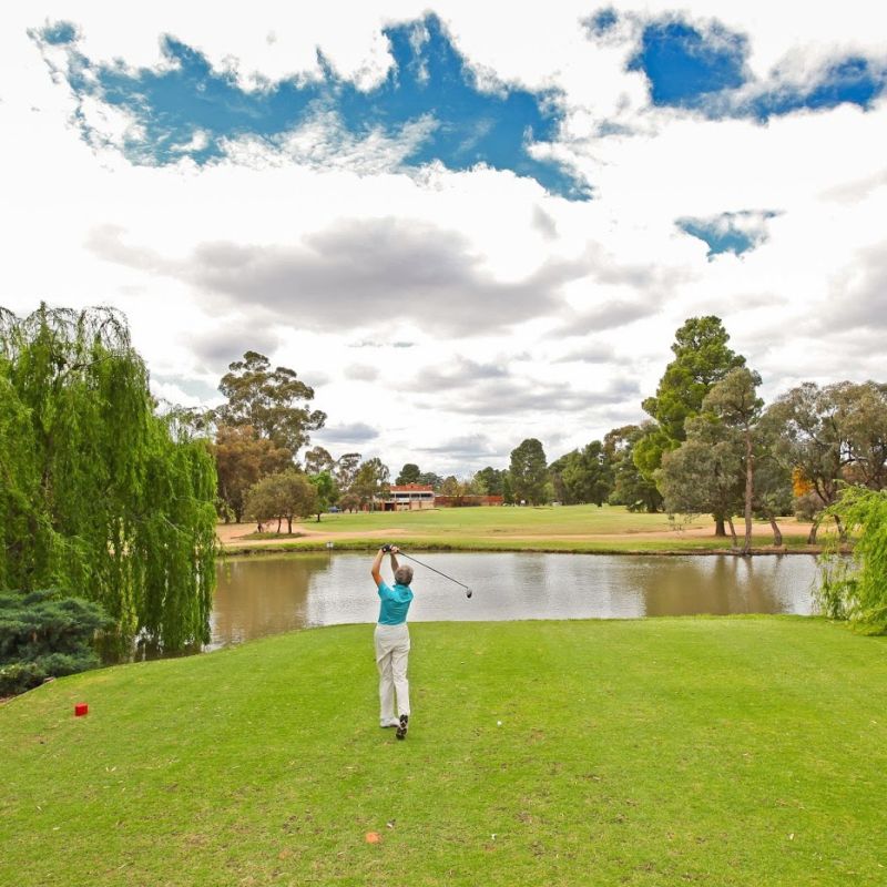 Having a great time at the Mildura Golf Resort in Mildura Victoria