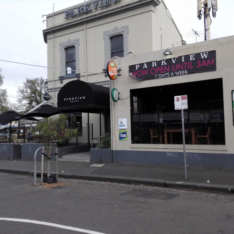 Having a great time at the Parkview Hotel in Fitzroy North Victoria