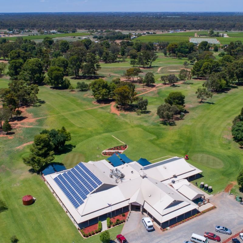 People like to relax at the Robinvale Golf Club in Robinvale Victoria