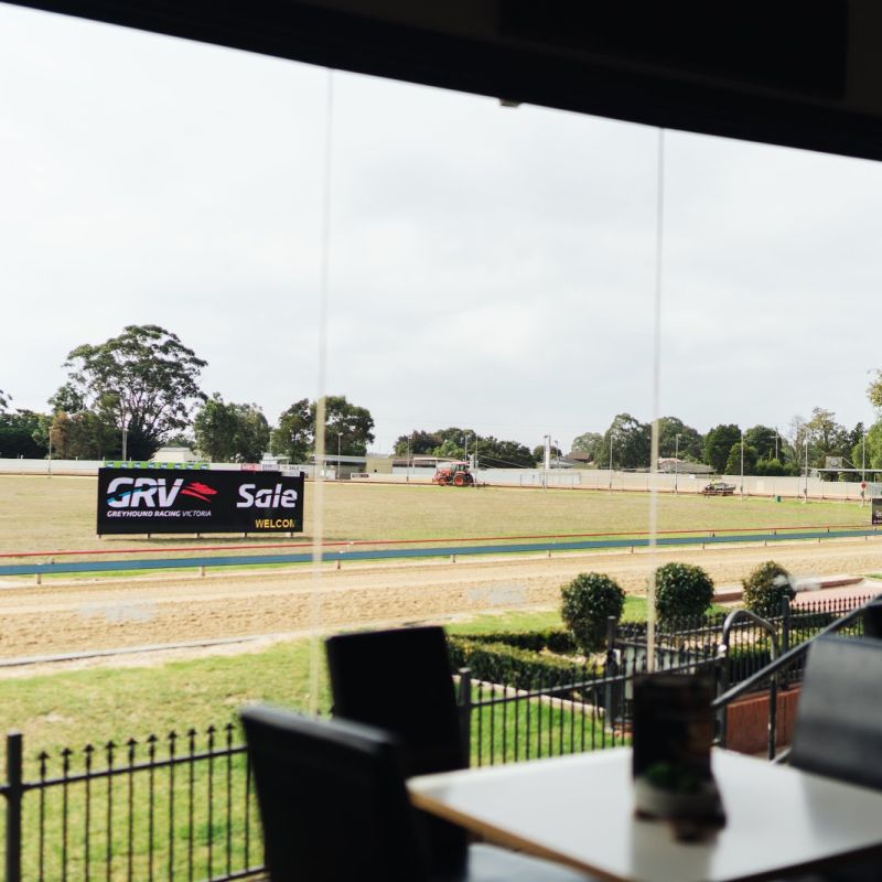 People have a great time at the Sale Greyhound Racing Club in Sale Victoria