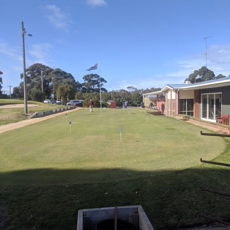 Relaxing at the Wonthaggi Golf Club in Wonthaggi Victoria