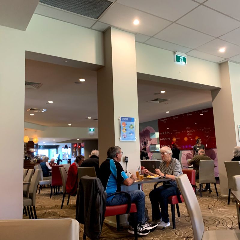 People like to relax at the Ararat RSL in Ararat Victoria