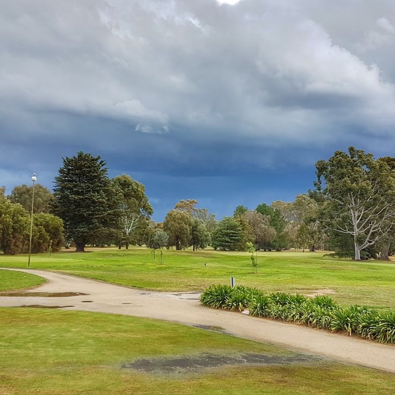 Having a great time at the Benalla Golf Club in Benalla Victoria