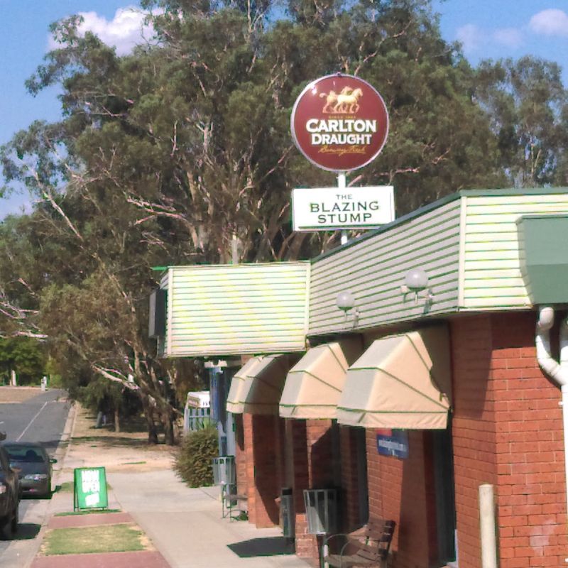 The Blazing Stump Hotel in Wodonga Victoria is a great place to relax