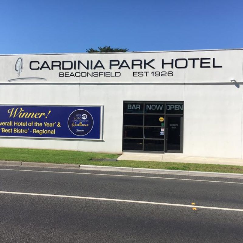 Having a great time at the Cardinia Park Hotel in Beaconsfield Victoria