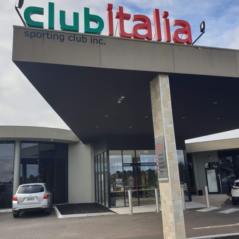 Relaxing at the Club Italia Sporting Club in St Albans Victoria