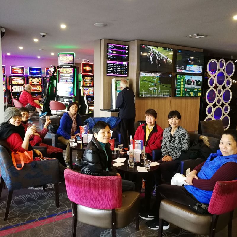 People have a great time at the Players on Lygon in Carlton Victoria