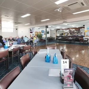 A relaxing photo of the pokies at the St Helens RSL Ex Service and Citizens Club in Saint Helens, Tasmania