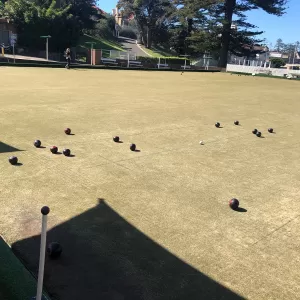 A relaxing photo of the pokies at the Manly Bowling Club in Manly, New South Wales