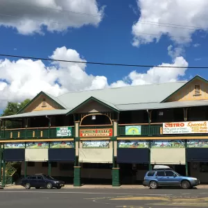 A relaxing photo of the pokies at the Nimbin Hotel in Nimbin, New South Wales