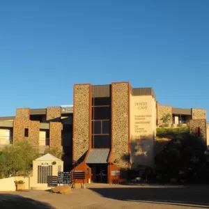 A relaxing photo of the pokies at the Desert Cave Hotel in Coober Pedy, South Australia