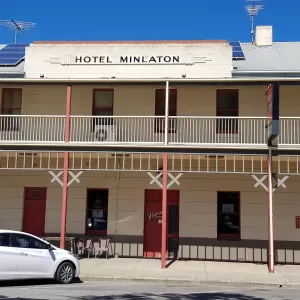 A relaxing photo of the pokies at the Minlaton Hotel in Minlaton, South Australia
