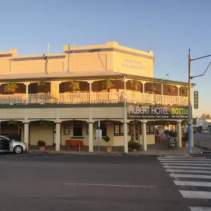A relaxing photo of the pokies at the Albert Hotel Monto in Monto, Queensland