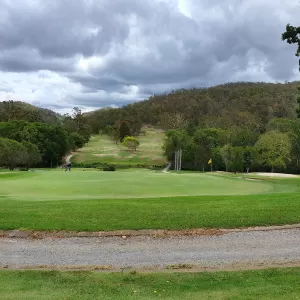 A relaxing photo of the pokies at the Ashgrove Golf Club in The Gap, Queensland