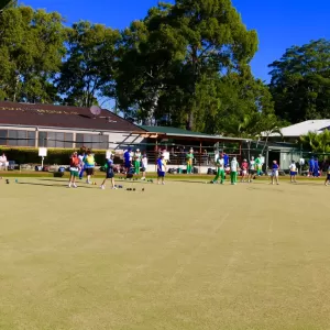 A relaxing photo of the pokies at the Benowa Bowls Club in Benowa, Queensland