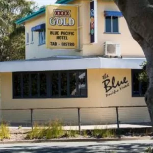 A relaxing photo of the pokies at the Blue Pacific Hotel in Woorim, Queensland