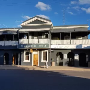 A relaxing photo of the pokies at the Commercial Hotel Charters Towers in Charters Towers City, Queensland
