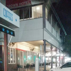 A relaxing photo of the pokies at the The Crown Hotel in Cairns City, Queensland