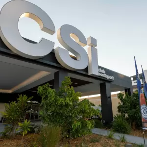 A relaxing photo of the pokies at the CSi Club Southport in Southport, Queensland