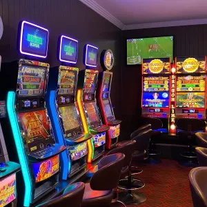 A relaxing photo of the pokies at the Downs Hotel in Drayton, Queensland