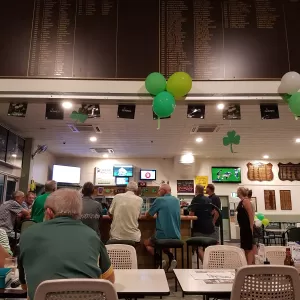 A relaxing photo of the pokies at the Edge Hill Bowls Club in Edge Hill, Queensland