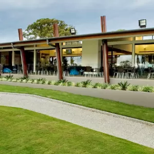 A relaxing photo of the pokies at the Burleigh Golf Club in Miami, Queensland