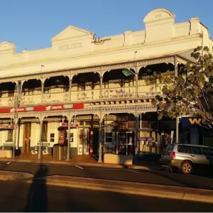 A relaxing photo of the pokies at the Hotel Cecil in Wondai, Queensland