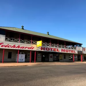 A relaxing photo of the pokies at the Leichhardt Hotel in Cloncurry, Queensland