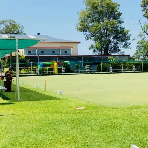 A relaxing photo of the pokies at the Nerang Community Bowls Club in Nerang, Queensland