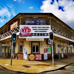 A relaxing photo of the pokies at the Old Sydney Hotel in Maryborough, Queensland