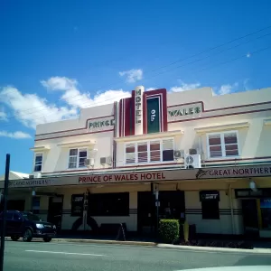 A relaxing photo of the pokies at the Prince of Wales Hotel in Proserpine, Queensland
