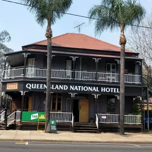 A relaxing photo of the pokies at the Queensland National Hotel in Laidley, Queensland