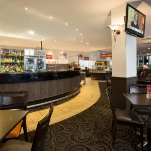 A relaxing photo of the pokies at the Village Green Hotel in Mulgrave, Victoria