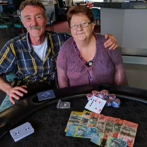 A relaxing photo of the pokies at the Bodalla Bowling & Recreation Club in Bodalla, New South Wales