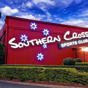A relaxing photo of the pokies at the Southern Cross Sports Club in Upper Mount Gravatt, Queensland
