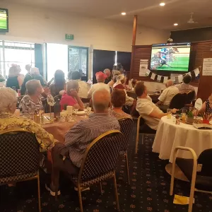 A relaxing photo of the pokies at the West Toowong Bowls Club in Toowong, Queensland