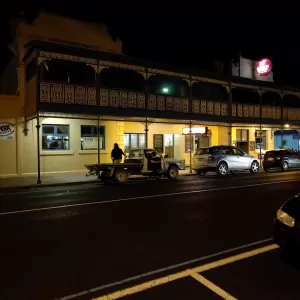 A relaxing photo of the pokies at the Commercial Hotel in Mount Gambier, South Australia